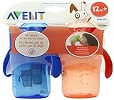 Philips AVENT BPA Free Natural Drinking Cup, Red and Blue, 9 Ounce, 2-Count