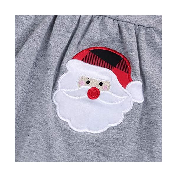 Christmas Clothes Kids Toddler Baby Girls Long Sleeve Snowman Dress Shirt Snowflakes Pants Fall Winter Outfit Set (12… - Image 7