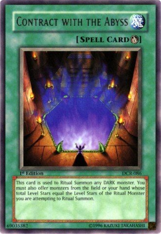Yu-Gi-Oh! - Contract with the Abyss (DCR-086) - Dark Crisis - Unlimited Edition - Rare