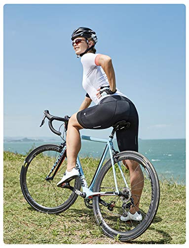 RION Women's Bike Padded Shorts Cycling Pants Bicycle Tights