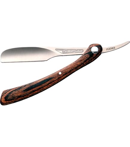 Amazon.com: Feather Artist Club Lime SS Folding Handle Razor