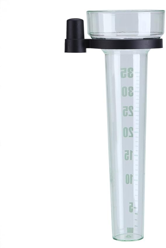 Jadeshay outdoor Rain gauge rain gauge, simple rain gauge, garden outdoor mini, measuring