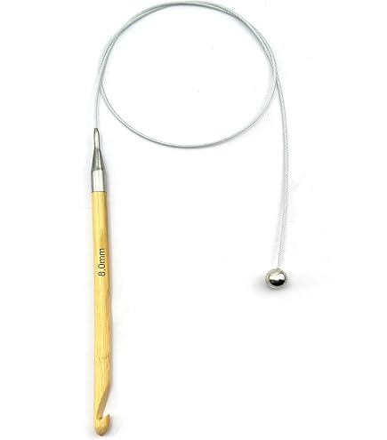Amazon.com: ChiaoGoo 32-Inch Flexible Tunisian Hooks, K10.5/6.5mm