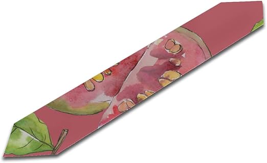 Amazon Com Nqeonr 13x90 Inch Library Table Runner Red Summer