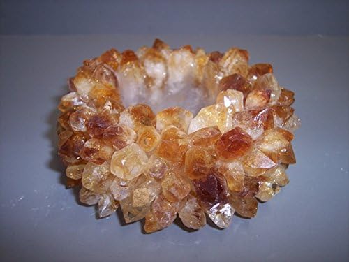 Small Citrine Point Candle Holder
