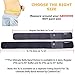 ComfortTac Ultimate Belly Band Holster for Concealed Carry, Black