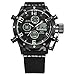 Tamlee Army Military Sport Men's TM-106 Analog/Digital Chronograph Watch Black White