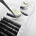 QUEWEL Eyelash Extension Supplies 0.07 C Curl Mix-8-14mm Classic Individual Lash Extensions|Optinal 0.03/0.05/0.07/0.10/0.15/0.20 C/D Single 8-25mm Mix 8-14mm 15-20mm 20-25mm|(0.07 C MIX-8-14mm)