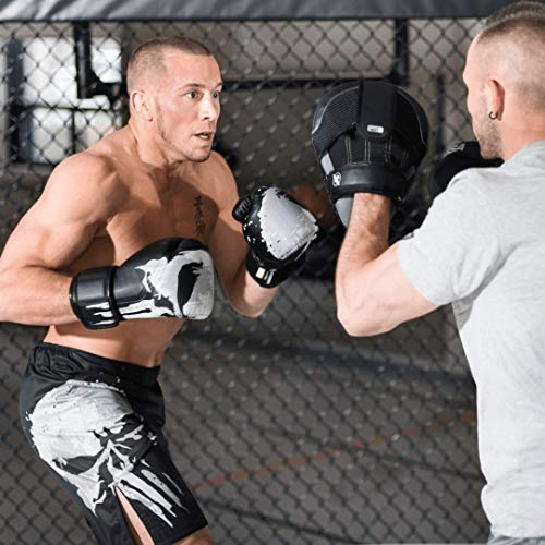 Hayabusa MMA Shorts | Mens | Marvel The Punisher Board Style MMA Training Shorts | Black, XX-Large