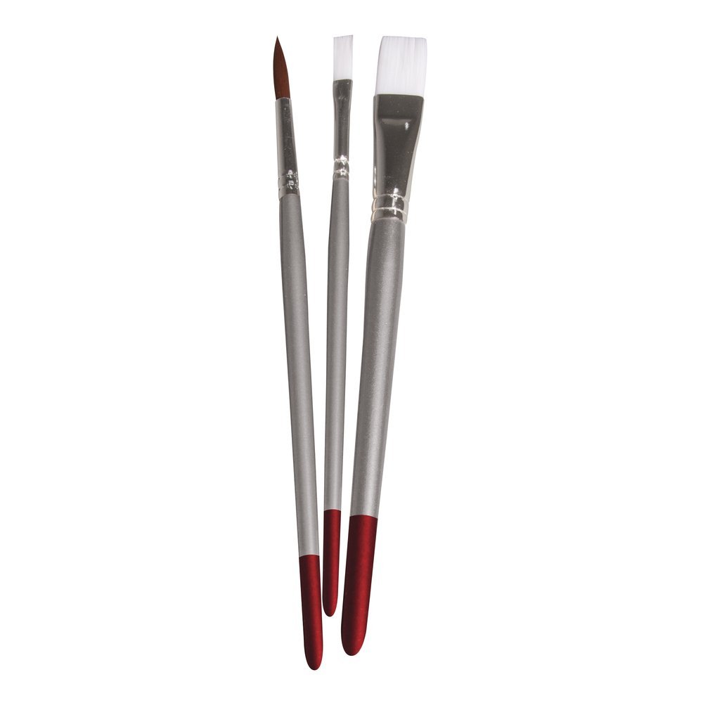 RAYHER 37061000 Brushes Serviettentechnik, FSC 100%, sb-btl-plusieurs coloris-lot 3