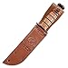 KB1250S - KaBar - BROWN LEATHER SHEATH- USMC LOGO - FITS 1250-1252
