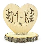 Personalized Rustic Wedding Cake Topper