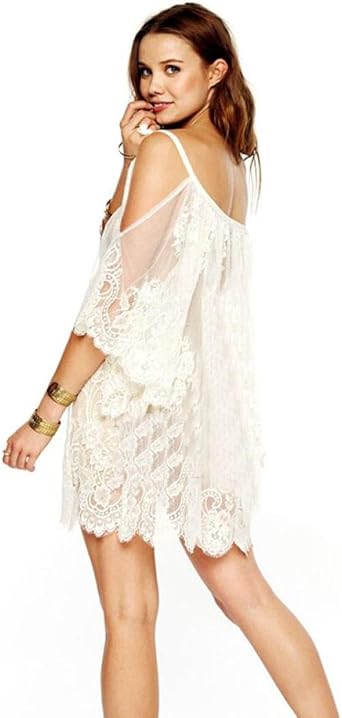 white hippie dress uk