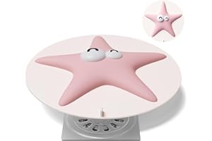 ROSLIM Bathtub Drain Stopper Cover - Silicone Bath Tub Stopper, Shower Drain Stopper, Drain Cover, Flat Drain Plug for Kitchen, Bathtub and Laundry, Cute Bathroom Accessories, 6 Inches, Pink