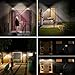 Ludius Solar Motion Sensor Light Outdoor-2 Generation Security Light-Upgraded Motion Detector-Very Bright-54 LEDs-270° Wide Light Angle-Waterproof-Wireless-Easy to Install Led Solar Lights Outdoor