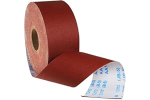 SEIWEI 800 Grit Continuous Sandpaper Roll Emery Cloth Abrasive Drum Sandpaper Rolls for Wood Furniture Sanding Automotive Polishing