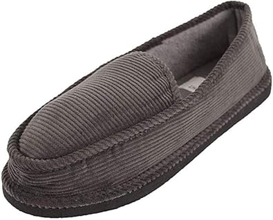 blue corduroy house shoes