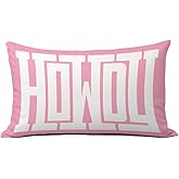 uinwk Western Pillow Covers 18x18, Howdy Pillow Cover, This Ain't My First Rodeo Pillow Cover, Farmhouse, Southwestern, Ranch (Pink)