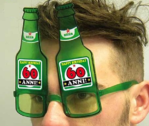 GLASSES PARTY 60 years - accessories gift idea 60th Birthday