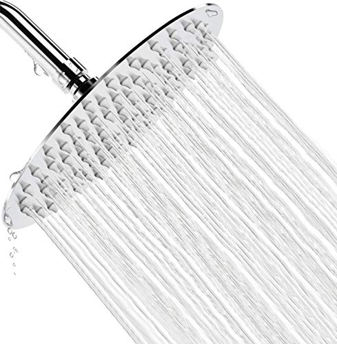 LumoSpa SH01 Rainfall Shower Head, 8 Inch, Chrome