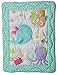 Sea Sweeties Pink and Blue Ocean 5 Piece Baby Girl Crib Bedding with Bumper by Belle