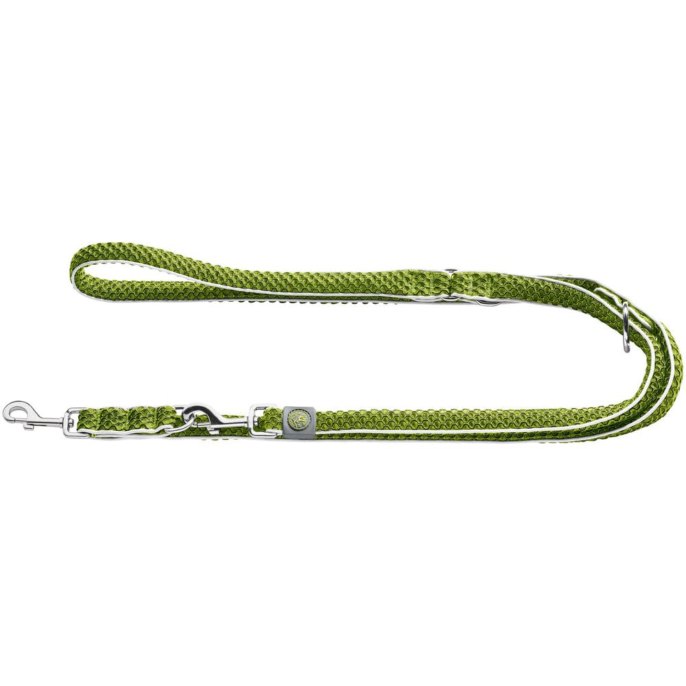 HUNTER Adjustable leash Hilo 25/200 mesh, lime