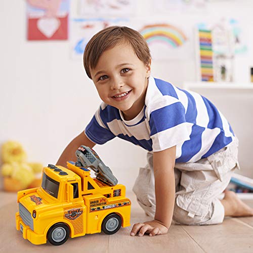 UNIH Construction Vehicles Truck Toys for 3 4 5 Years Old Boys and