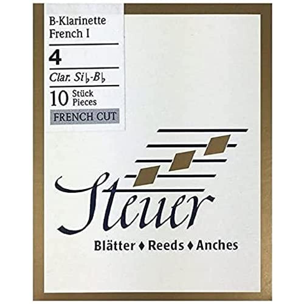 Steuer reed BB clarinet Solo White Line 4 French cut pack of 10 — image 1
