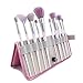 Tube Cosmetics 10Pcs Synthetic/Vegan Soft Hair Cream Unicorn Shape Design Handle Makeup Brushes Set Soft Rainbow Multi-Colour Brush Hair With Portable Case