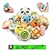Super Slow Rising Kawaii Squishies 21 pc Random pack: 20 mini/medium pcs + 1 BONUS JUMBO squishy toy for FREE! Great gift for kids and adults- stress relief, oddly satisfying, fidget toy, STEM, Easter