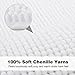 Klickpick Designs Thick Plush Bath Mats Soft Bath Mat Chenille Washable Bath Rugs Microfiber Shaggy Non Slip Bathroom Rug Anti Slip Absorbent Bath Rug Carpet with Non Skid Backing (16