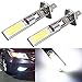 KATUR 2X H1 12V 10W H1 COB LED Car Fog Light Bulbs 6000K LED Auto Car Driving Lamp H1 Running Lights for Auto