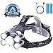 Headlamp 12000 Lumen Ultra Bright CREE LED Work Headlight micro-USB Rechargeable, 4 Modes Waterproof Head Lamp Best Headlamps for Camping Hiking Hunting Outdoors primary