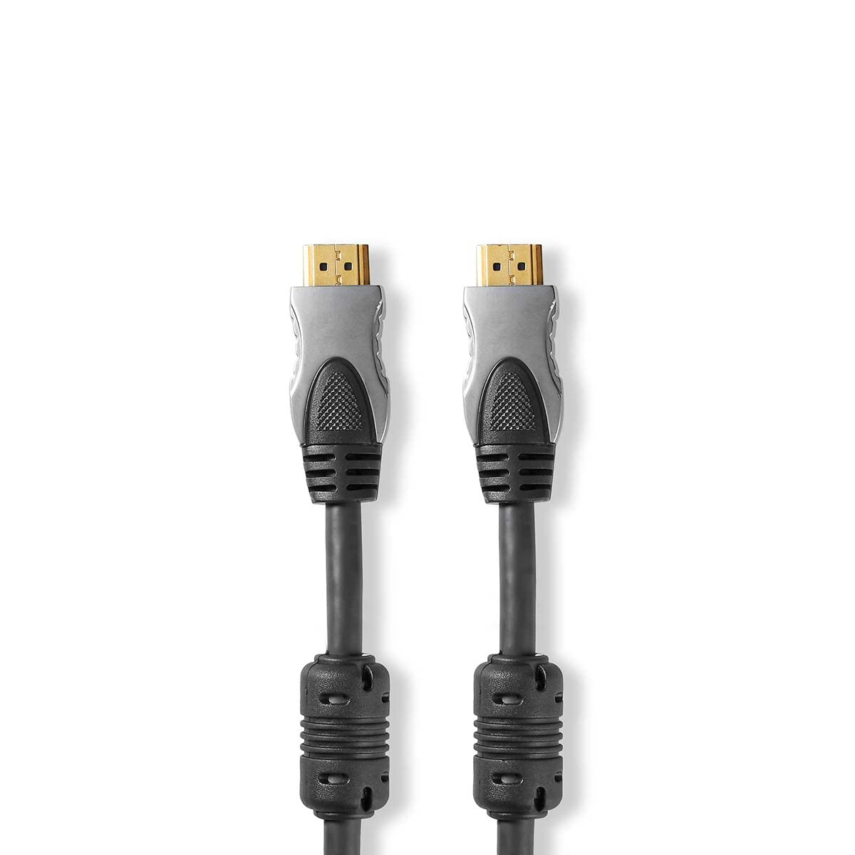 NEDIS 2-Way High Speed HDMI Cable with Ethernet, HDMI Connector-HDMI Connector, Anthracite, 5.0 m