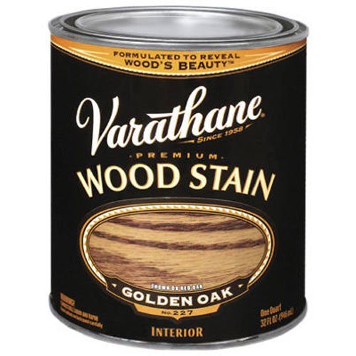 Varathane 211716H Premium Wood Stain, Quart, Golden Oak Household