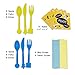 WERNNSAI Dinosaur Party Supplies Set - Dinosaur Themed Party Decoration for Boys Kids Birthday Cutlery Bag Table Cover Plates Cups Napkins Straws Utensils Banner & Balloons Serves 16 Guests 169 PCS
