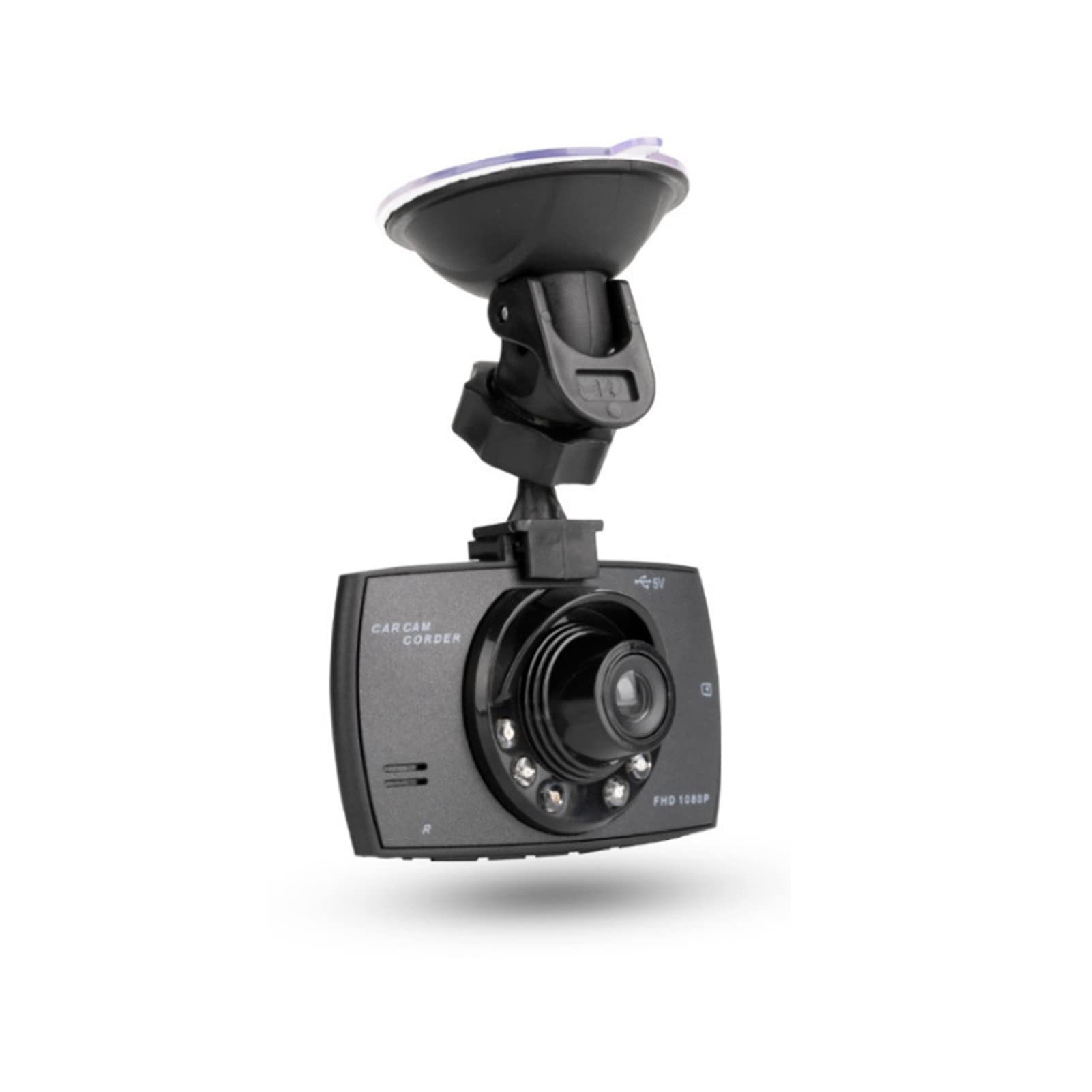 Goshyda Dash Cam 1080P FHD Car Camera, 6pcs Fill Lights, 170° Wide Angle, 2.4Inch Screen Dashcams, Support Gravity Sensor, Track Offset, Collision Sensor, Motion Detection