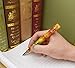 Lanxivi Wanwu Fountain Pen Fude Bent Nib and Glass Dip Pen Rainbow Illusion Celluloid Autumn Leaf Pocket Pen Calligraphy Set