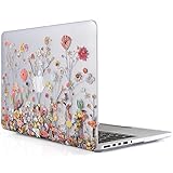 iDOO Soft Touch Plastic Hard Matte Case ONLY for MacBook Pro 13 inch with Retina Display NO CD Drive (A1425/A1502) - Plants and Flowers