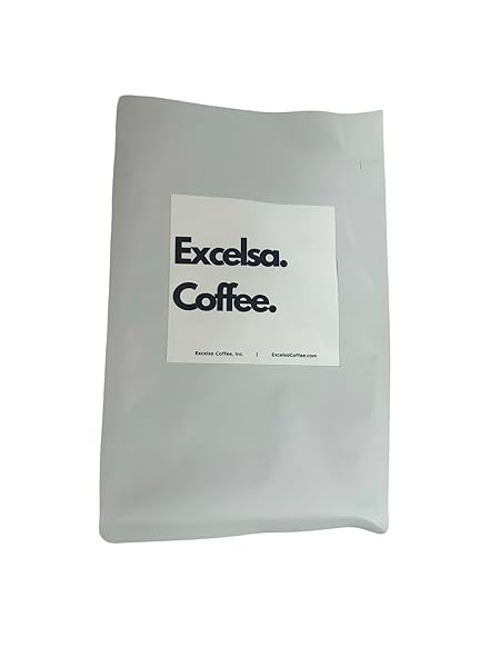 100% PURE EXCELSA COFFEE BEANS. NOT ARABICA. NOT ROBUSTA. EXCELSA COFFEE WHOLE BEANS MEDIUM ROAST. THE RAREST COFFEE BEAN. 12OZ. TART AND FRUITY, NATURALLY HALF-CAFFEINATED.