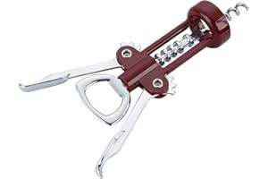 GAILY YOUTH Wine Opner Wing Corkscrew,Stainless Steel Wing Corkscrew with Coil Cutter Used in Kitchen Restaurant Bars,Waiters