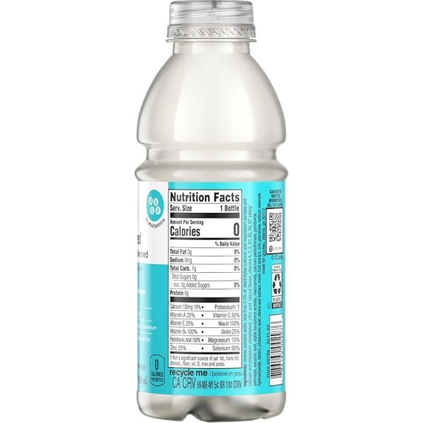 VITAMIN WATER ZERO SUGAR – SQUEEZED – LEMONADE | 20 FL OZ BOTTLES, NUTRIENT ENHANCED FLAVORED WATER W/VITAMINS, ANTIOXIDANTS, ELECTROLYTES | PACK OF 12