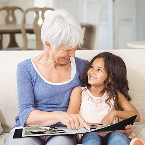 Dunwell Photo Album 3Ring Binder (Black, 1 Pack), Holds 100 5x7