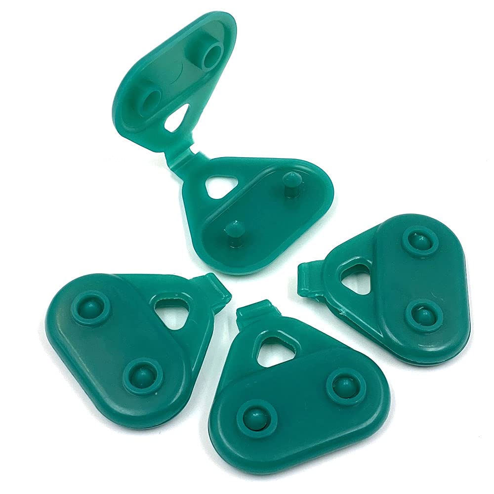 CENPEK 20Pcs Shade Cloth Clips Greenhouse Clamps Clips Film Row Cover Netting Tunnel Hoop Clip Anti Bird Netting Mounting Clips Insect Net Fixed Buckles