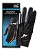Mizuno RainFit Golf Gloves, Black, Large