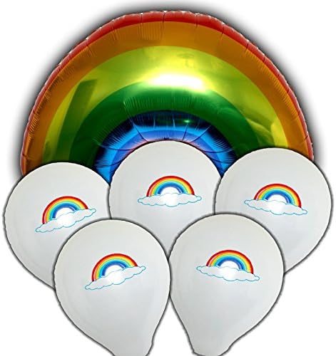 Aborable Rainbow Shape 36" Mylar Balloon Decoration Kit