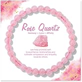 Birthstone Beaded Bracelet, Protection Balance Healing Crystal Birthday Valuntine's Day Mother's Day Gifts