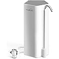 OEMIRY Countertop Water Filtration System, NSF/ANSI 42&372 Certified, 8000 Gallons Alkaline Water Filter, Reduces 99.99% Lead, Chlorine, Heavy Metals, Bad Taste & Odor OM-CF04(1 Filter Included)