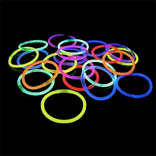 100 8" Crown Glow Light Stick Bracelets WHOLESALE PACK