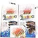 10 Packs Bulk Red Fish Skin Saltwater Freshwater Sabiki Fishing Bait Rigs With Hooks Swivels and Snaps Lure Set Kit